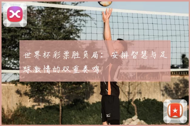 世界杯彩票胜负局：安排智慧与足球激情的双重奏鸣